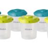 Baby'S Maaltijd BEABA | Set Van 6 Clipporties 2E Leeftijd 200 Ml Neon