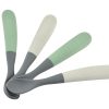 Baby'S Maaltijd BEABA | Set Van 4 Siliconen Babylepels Mineral